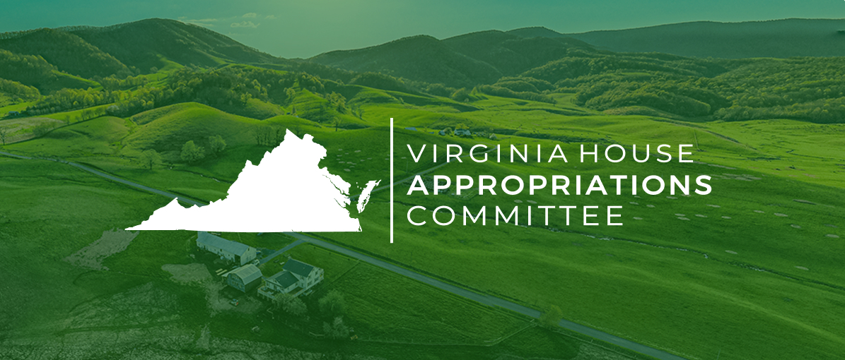 Screenshot of Virginia General Assembly website as seen on mobile.